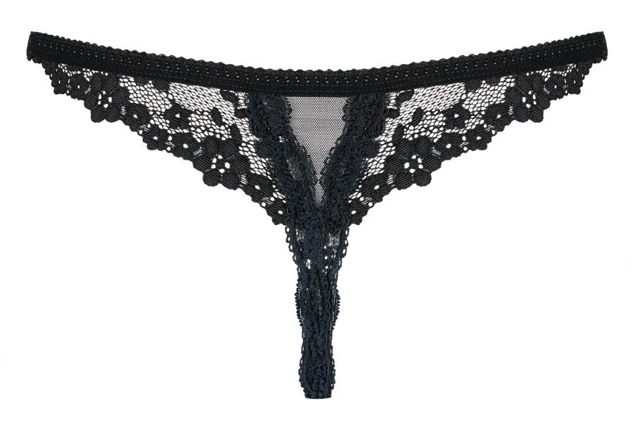 You can look incredibly sexy in… just a spicy thong! Discove... Obsessive - Letica Crotchless Thong - Black - S/M photo-11
