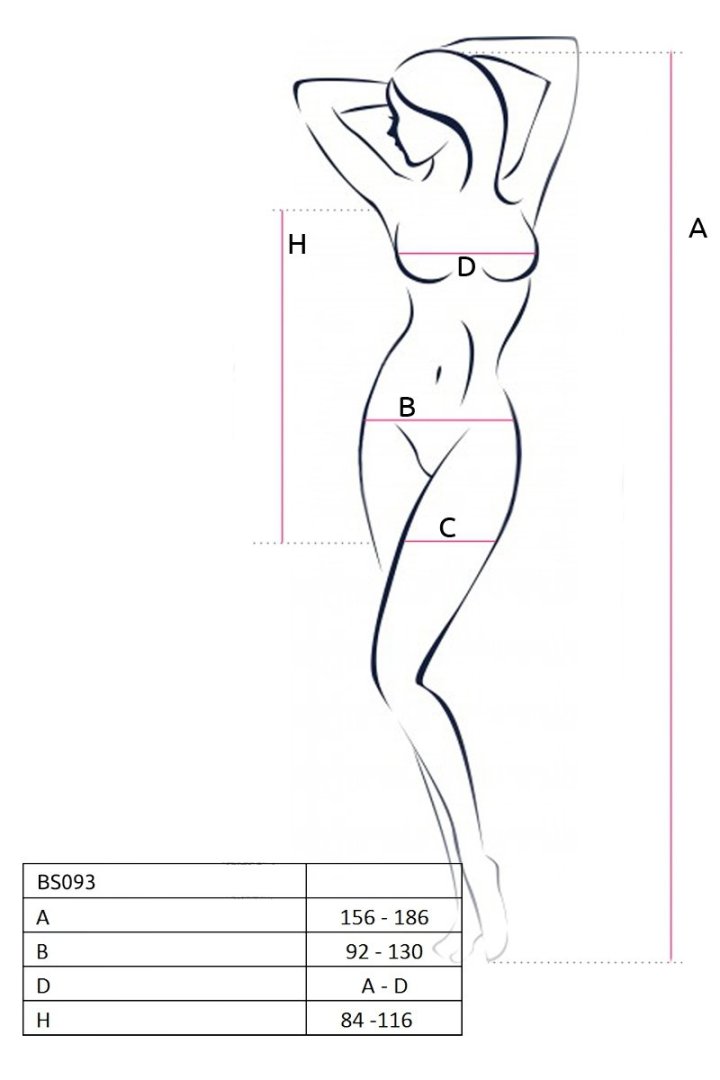 Sexy dress that perfectly fits the figure, emphasizing the f... Passion - Dress BS093 - Black photo-5