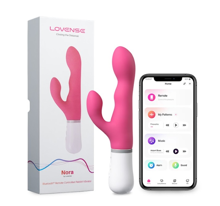 The Original Bluetooth Rabbit Vibrator Designed to pleasure ... Lovense - Nora - Rabbit Vibrator - App Controlled photo-18