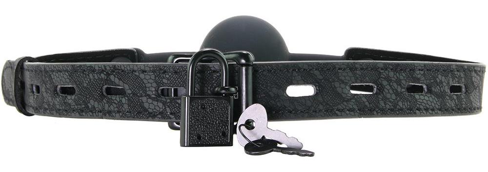 Learn how to communicate in a new way using your body to ‘ta... Sportsheets - Sincerely Locking Ball Gag - Black photo-5