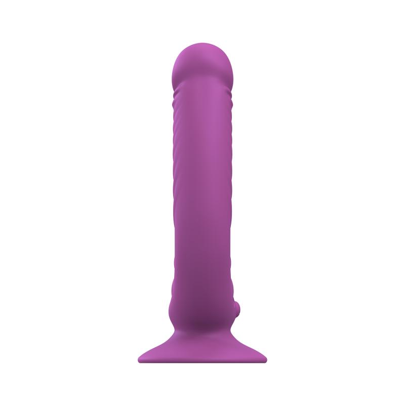 Teazers - Ribbed Double Vibrator - Purple photo-8