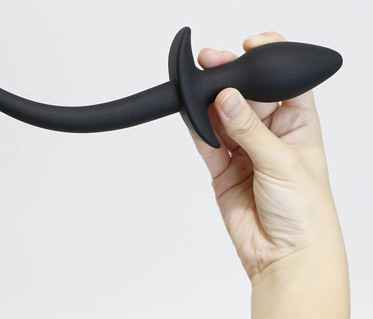 Toynary - AP24 Dog Tail Plug - Black photo-2