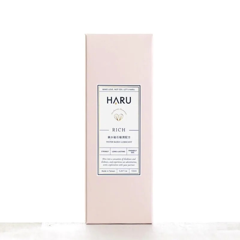 HARU, a brand from Taiwan, adheres to the concept of "M... HARU - Rich Water-Based Lubricant - 155ml photo-6