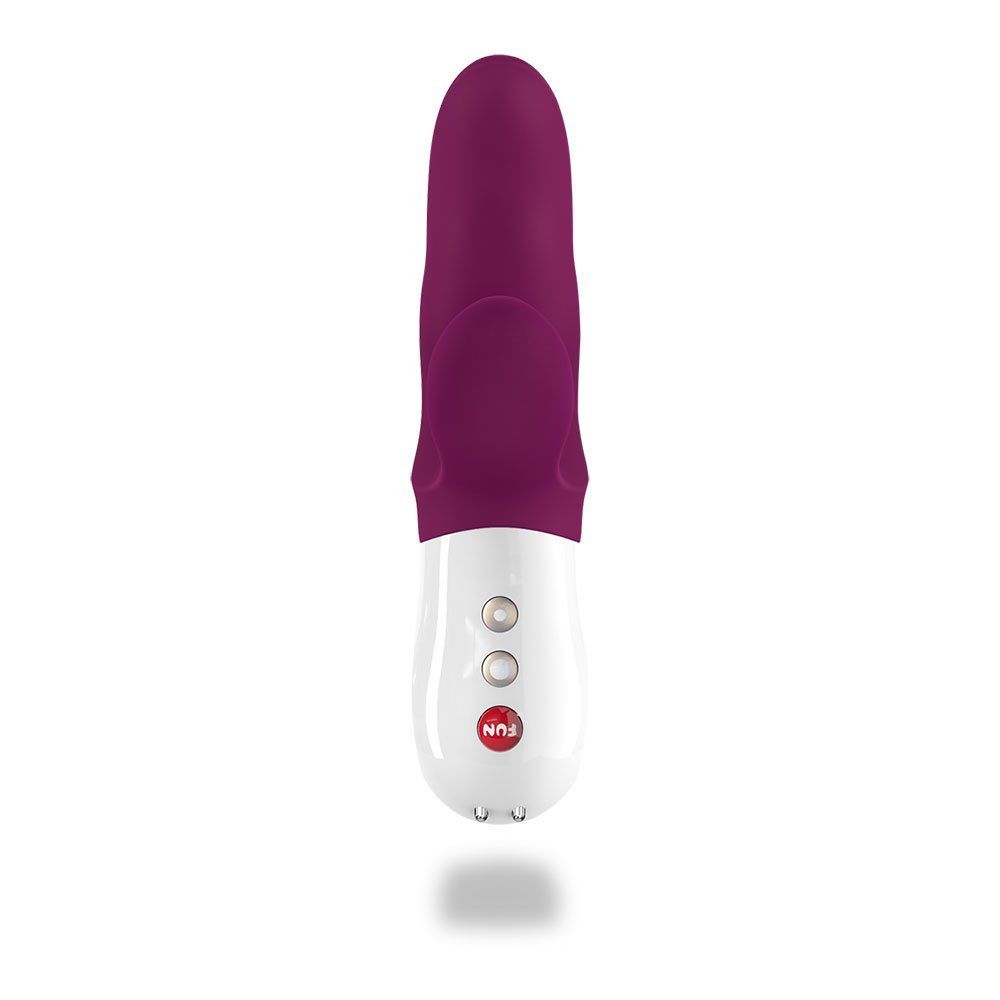MiSS Bi – DER Vibrator combines phenomenal clitoris stimulat... Fun Factory - Miss Bi - Grape/White photo-2