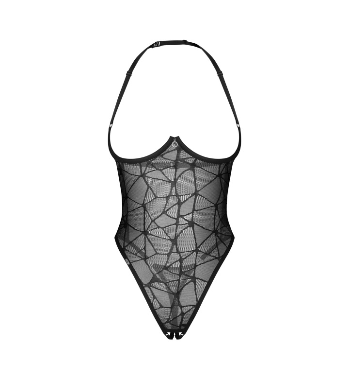 Obsessive - Olianna Crotchless Teddy - Black - L/XL photo