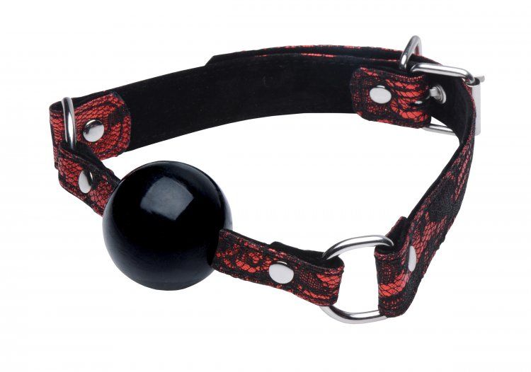 Everything you need for a wicked night of heightened ecstasy... Frisky - Laced Up 5 Piece Bondage Set - Red photo-5