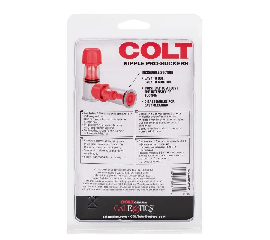 COLT Nipple Pro-Suckers are a sensual sensation. With two fu... CEN - Colt Nipple Pro-Suckers - Red photo-5