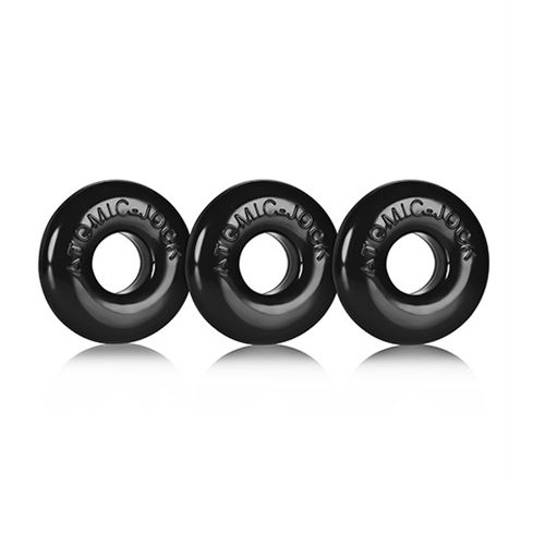 Oxballs - Ringer 陰莖環 3件裝 - 黑色 照片