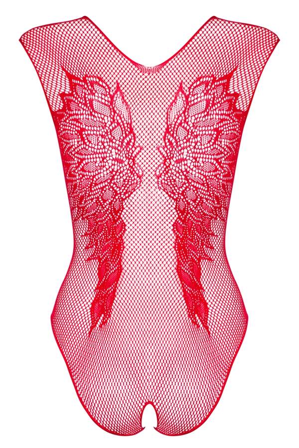 Obsessive - B112 連身內衣 - 紅色 - S/M/L 照片-9