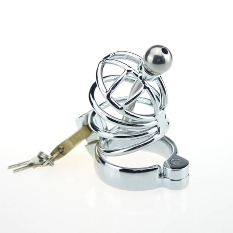 Disclaimer: These products as with all products on this site... MT - Cock Cage with Penis Plug Short 40mm photo-4