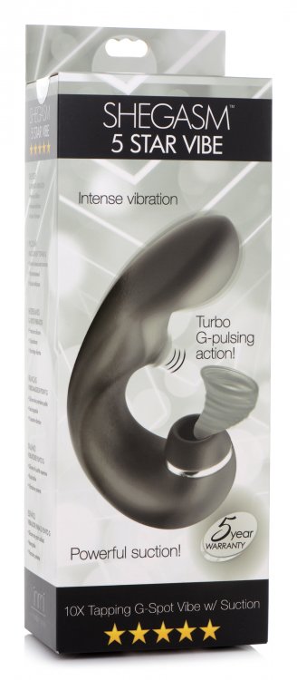 This triple threat 5 Star Experience is ready to tap your g-... Inmi - Shegasm 5 Star 10X G-Spot Vibe - Black photo-7