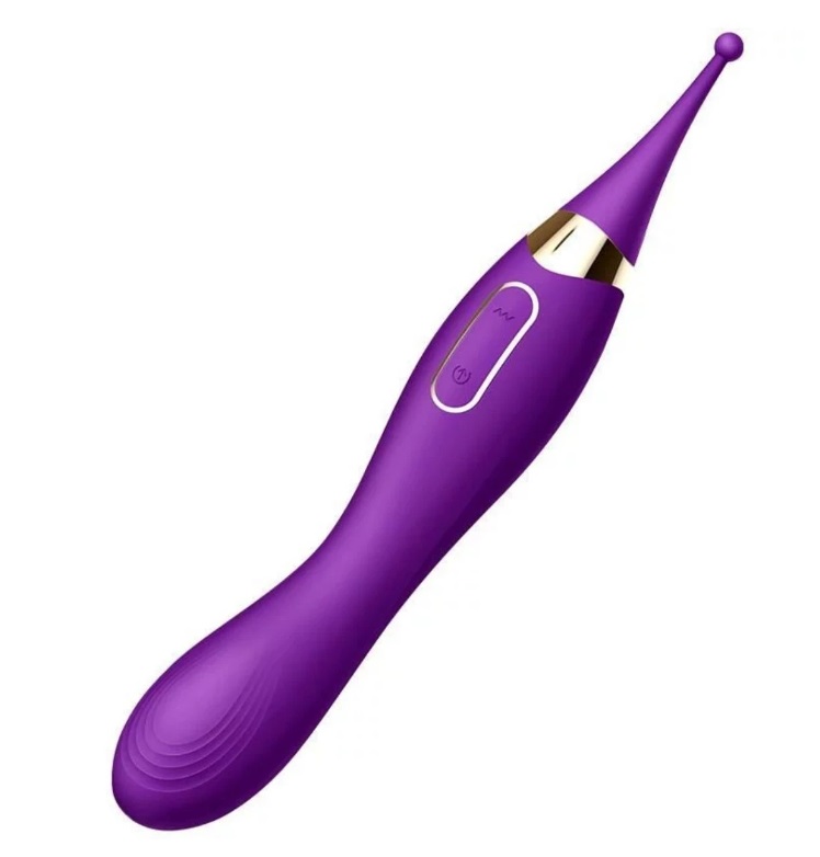 Dual motors with flapping and vibrating replaceable vibrator... Erocome - Dorado - Purple photo-5