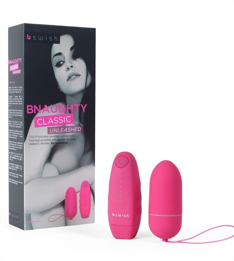 Share an intimate secret with your lover at home or in publi... B Swish – Bnaughty Unleashed Classic Bullet – Magenta photo-11