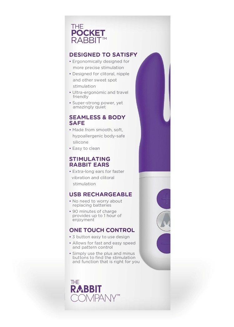 The Pocket Rabbit has two strong independent motors, fits in... TRC - The Pocket Rabbit - Purple photo-3