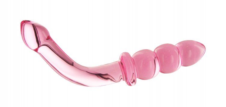 Both versatile and alluring, Hamsa offers two contrasting sh... Prisms Erotic Glass - Hamsa G-Spot Wand - Pink photo-3