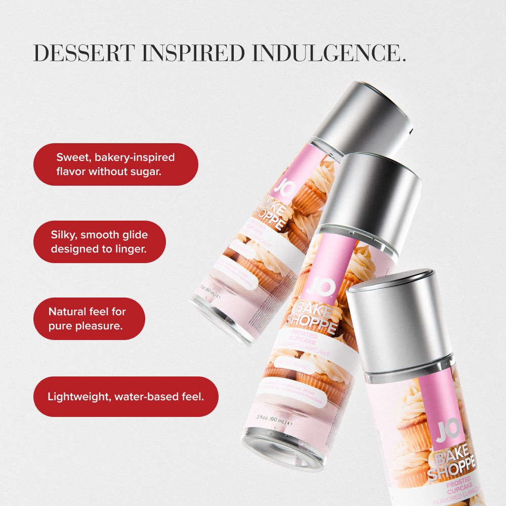 JO - H2O Bake Shoppe Frosted Cupcake Lubricant - 60ml photo-7