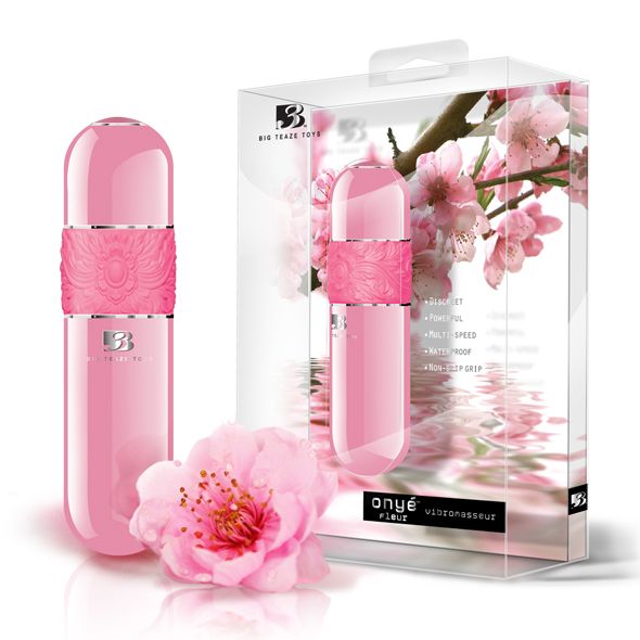 B3 Onye Fleur is a celebration of Beauty & Sensuality, lovin... Big Teaze Toys - B3 Onye Fleur Vibro Bullet - Pink photo-3