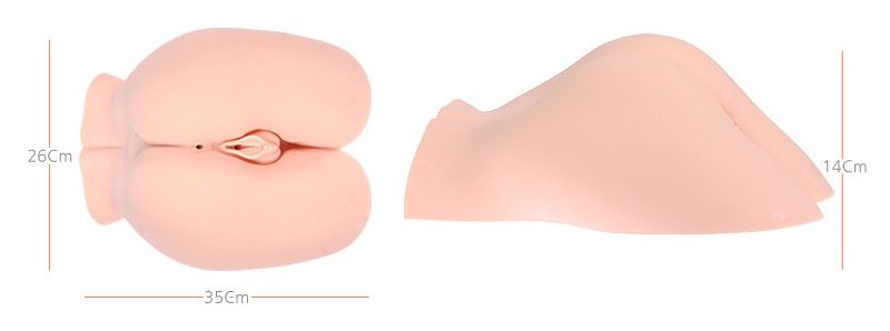 A real style product; the size and texture is almost identic... Kokos - Hera Butt - Big Hip Masturbator photo-13
