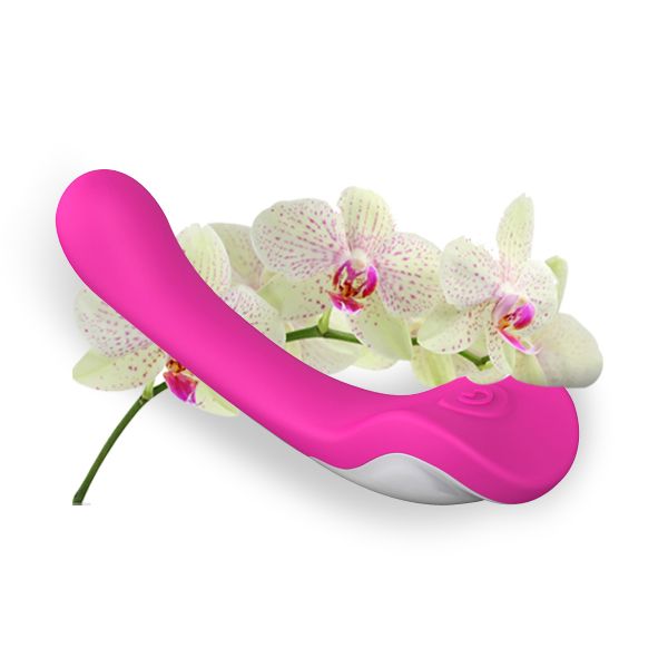 This G-spot personal massager is made of medical grade silic... RM - Kelly Smart G-spot Vibrator - Rose photo-3