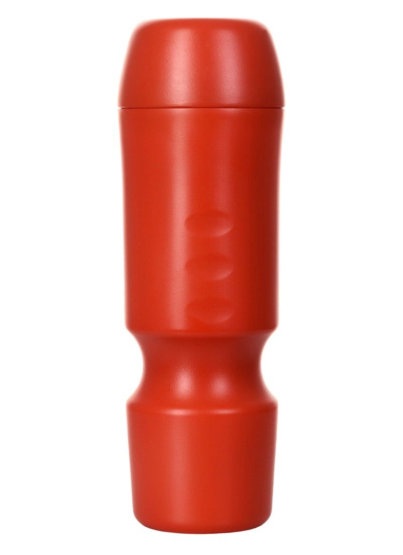 Compact masturbator in the form of a vagina, it is an incred... A-Toys - Pussy Masturbator - Red photo-5