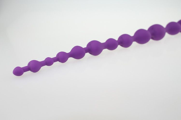 MT - Silicone Anal Plug 90x45mm - Purple photo-6