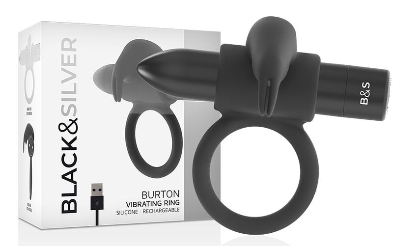 Here comes an especially sugary treat for your best friend! ... Black&Silver - Burton Vibro Ring - Black photo-4