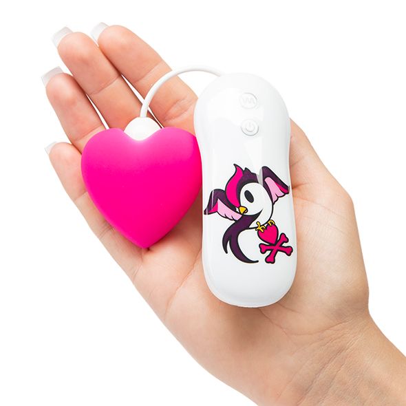 Discover new intimate joys together as the clitoral vibrator... Tokidoki - Heart Clitoral Vibrator - Pink photo-2