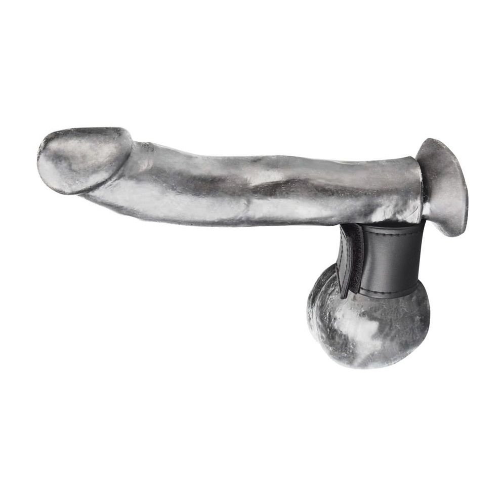 When wrapped around the scrotum, this ball stretcher gives t... Blueline - 1.5″ Velcro Ball Stretcher photo-2