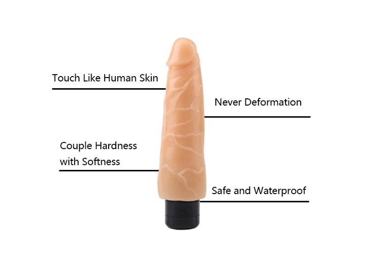 Multi-Speed Vibrations, Waterproof, Phthalate Free.
Materia... Chisa - 7.3″ Mike Vibe Dildo - Flesh photo-7