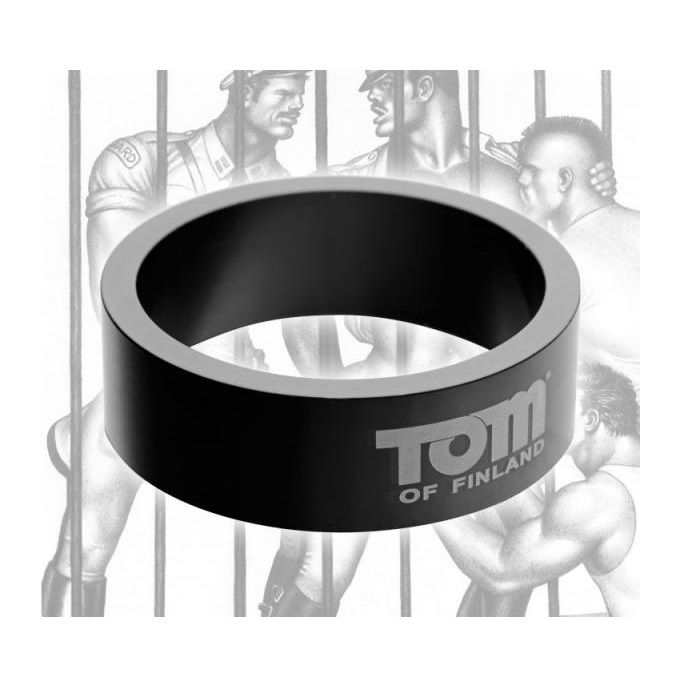 This lightweight metal cock ring is designed to keep your ro... TOF - 50mm Aluminum Cock Ring photo-2