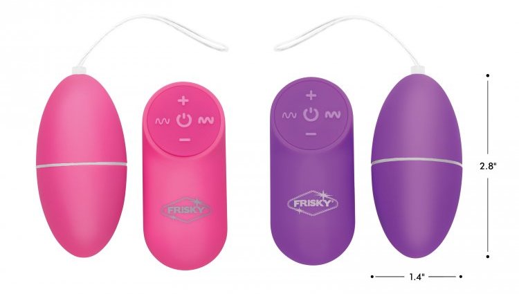 A versatile and powerful vibrating egg suitable for all! The... Frisky - 28X Scrambler Vibrating Egg - Purple photo-5