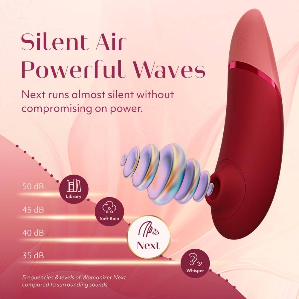 Womanizer - Next 3D Pleasure Air Stimulator - Bordeaux photo-7