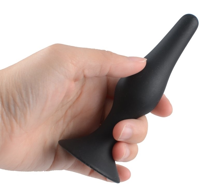 Toynary AP02 Drop-shaped Anal Plug series are made with 100&... Toynary - AP02 Anal Plug 2.8cm - Black photo-3