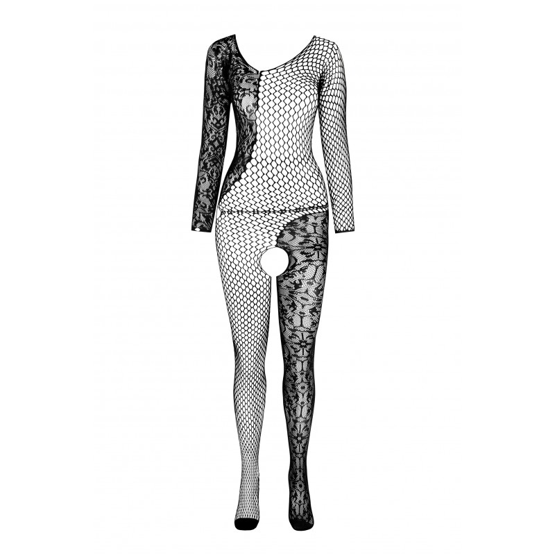 Sexy bodystocking that perfectly fits the figure, emphasizin... Passion - Bodystocking BS107 - Red photo-3