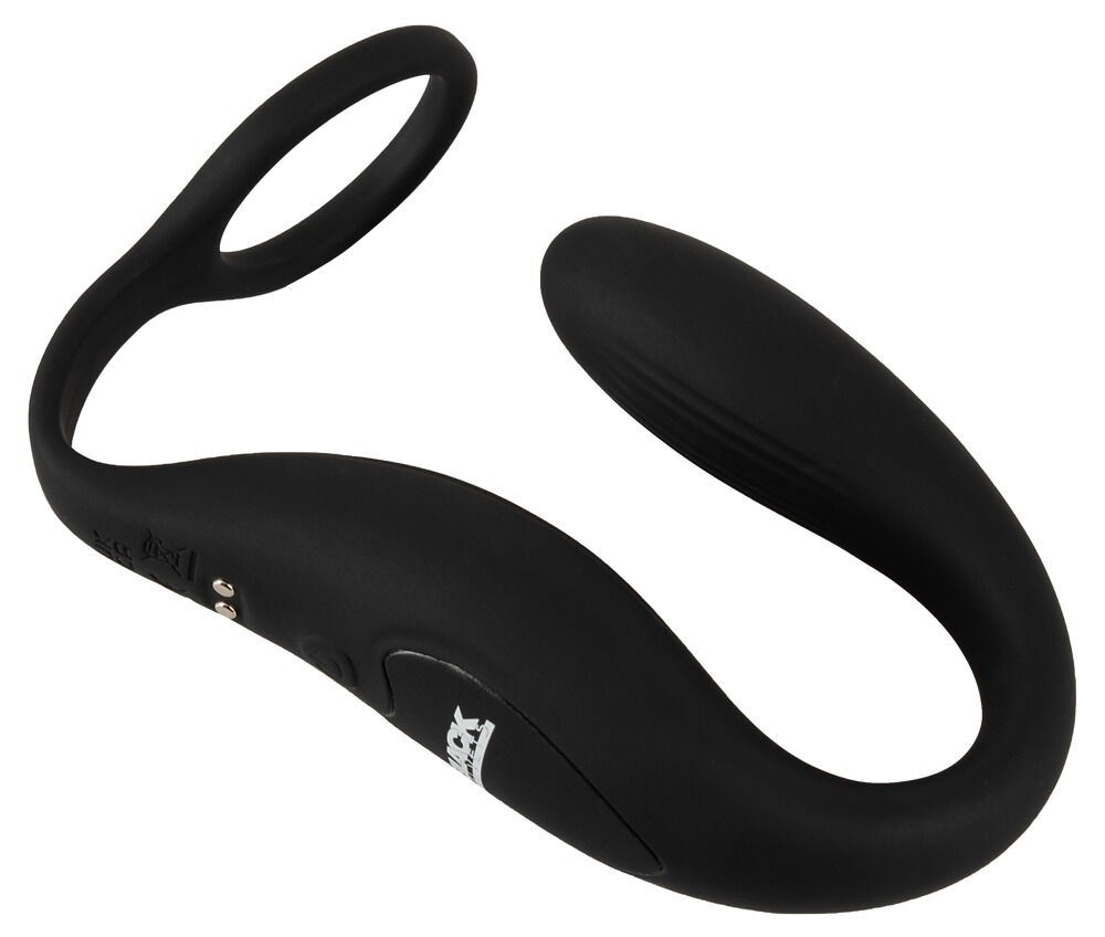 The Cock ring with RC butt plug from Black Velvets combines ... Black Velvets - Cock Ring w Vibro Plug photo-5