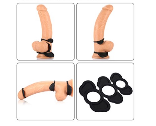 Safe, hygienic, and stylish with a unique elephant design, t... Canwin - Elephant Rings 3 pcs Set - Black photo-3