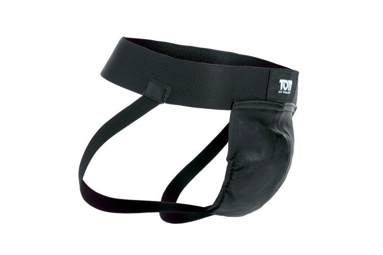 Leave a lasting impression before you even drop your drawers... TOF - Leather Jockstrap - Black - M/L photo-5
