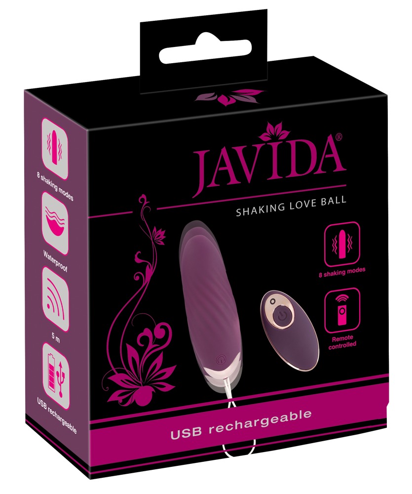 Pelvic floor training that's a lot of fun!
Rechargeable ... Javida - Shaking Love Ball - Purple photo-10