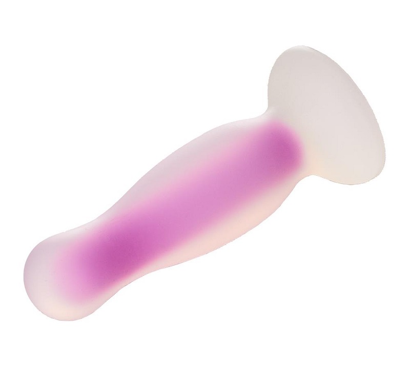 Glow-in-the-dark anal plug from Dream Toys' label Radian... Dreamtoys - Radiant Glow Plug M - Purple photo-3