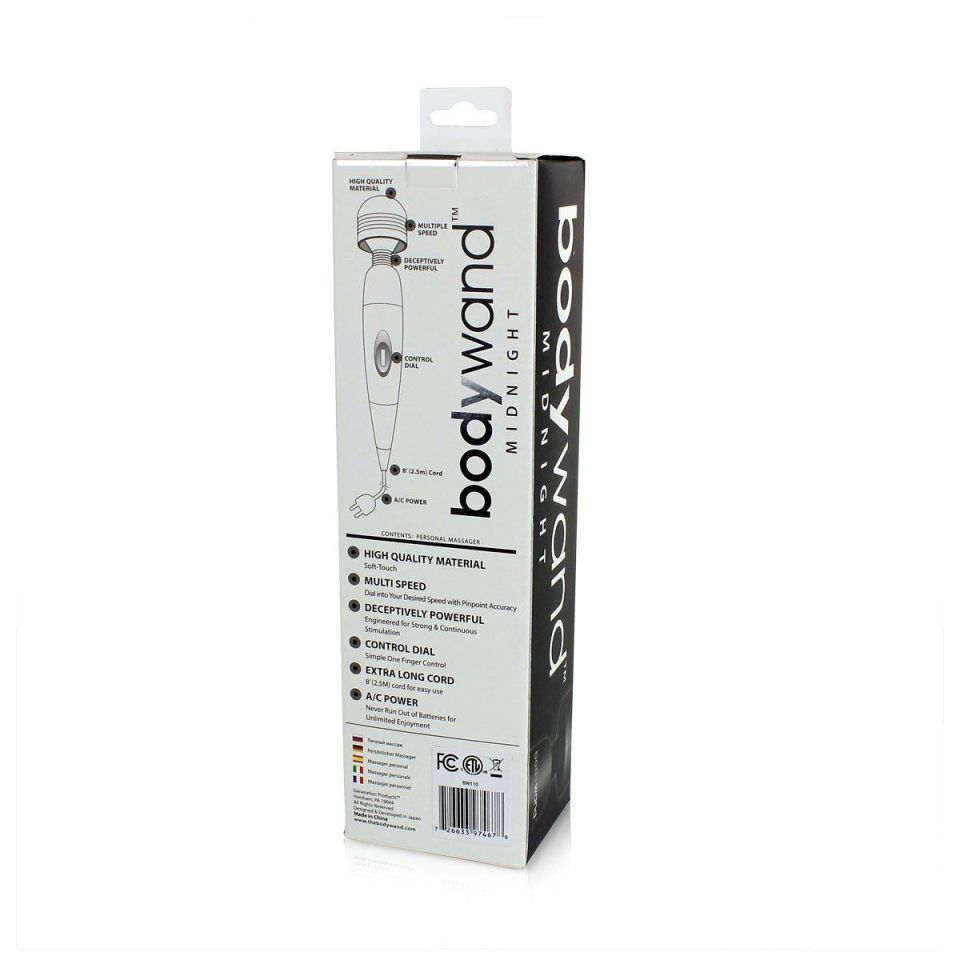 Soft-touch. Assortment of attachments available for increase... Bodywand - Bodywand Midnight Plug-In photo-18