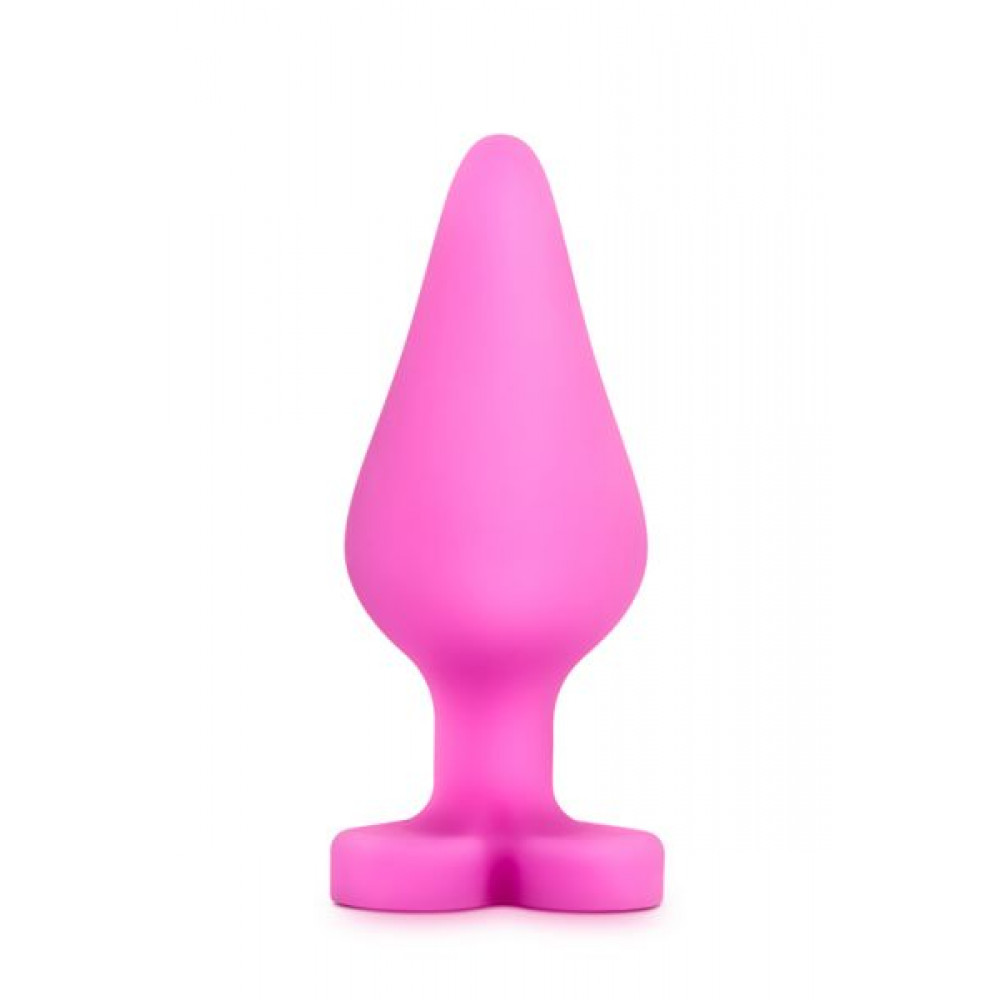 The special heart-shaped base is the outstanding feature tha... Blush Play - Naughty Candy Heart Be Mine Plug - Pink photo-2
