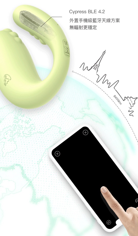 Little Monster 2 has made significant leaps forward in desig... Monster Pub - Dr. Whale Health Version G-Spot Vibrator - Blue photo-3