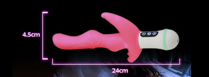 1) Secure rubber O-ring and twist cap securely before us... FT - Belly Vibrator - Pink photo-4