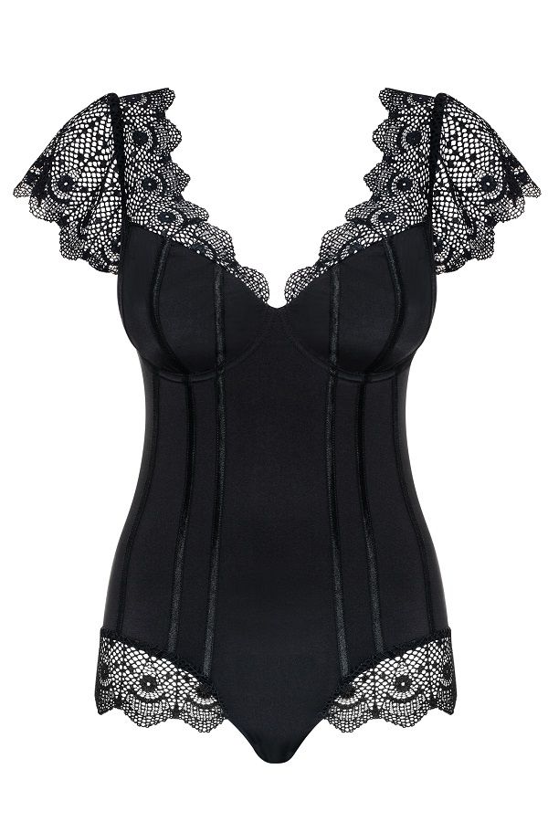 Gorgeously adorned body, feminine details and sexy, exposed ... Obsessive - Moketta teddy - L/XL photo-7