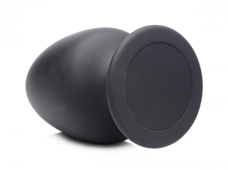 Available in 3 sizes, this squeezable, bendable butt plug ma... Squeeze-It - Anal Plug L-size - Black photo-4