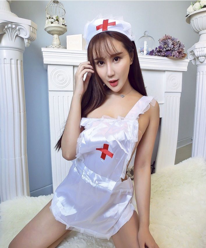 SB - Nurse Costume FS011 - White photo
