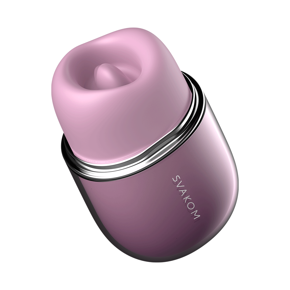 SVAKOM - Klitty Interactive Licking Stimulator - Dusty Lavender photo-2