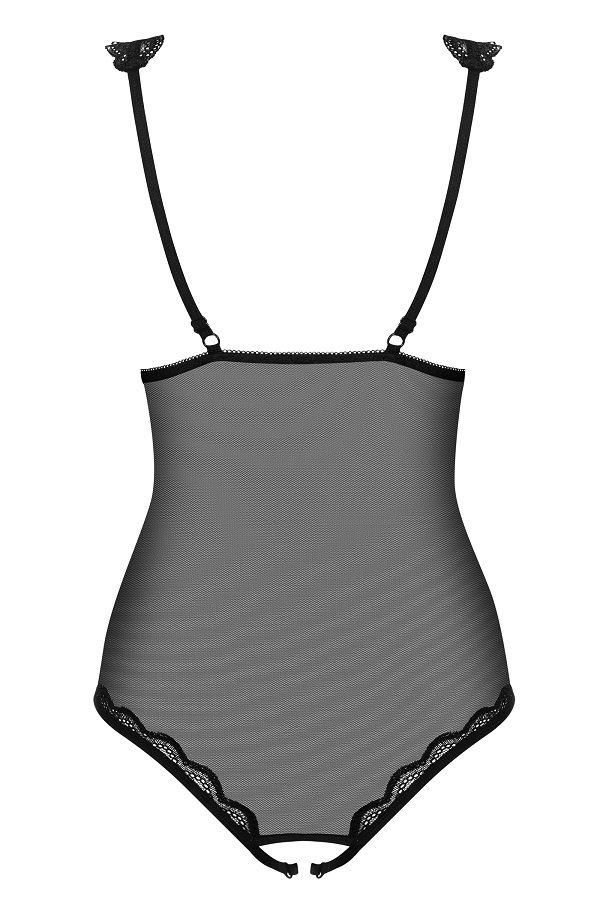 Here it is – frivolous teddy which wants to make your spicy ... Obsessive - 839-TED-1 teddy - Black - L/XL photo-8