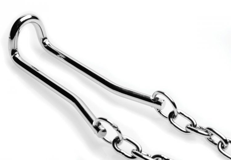 Test your limits with a unique ball stretcher and two 8 ounc... Master Series - Heavy Hitch Ball Stretcher Hook w Weights - Silver photo-4