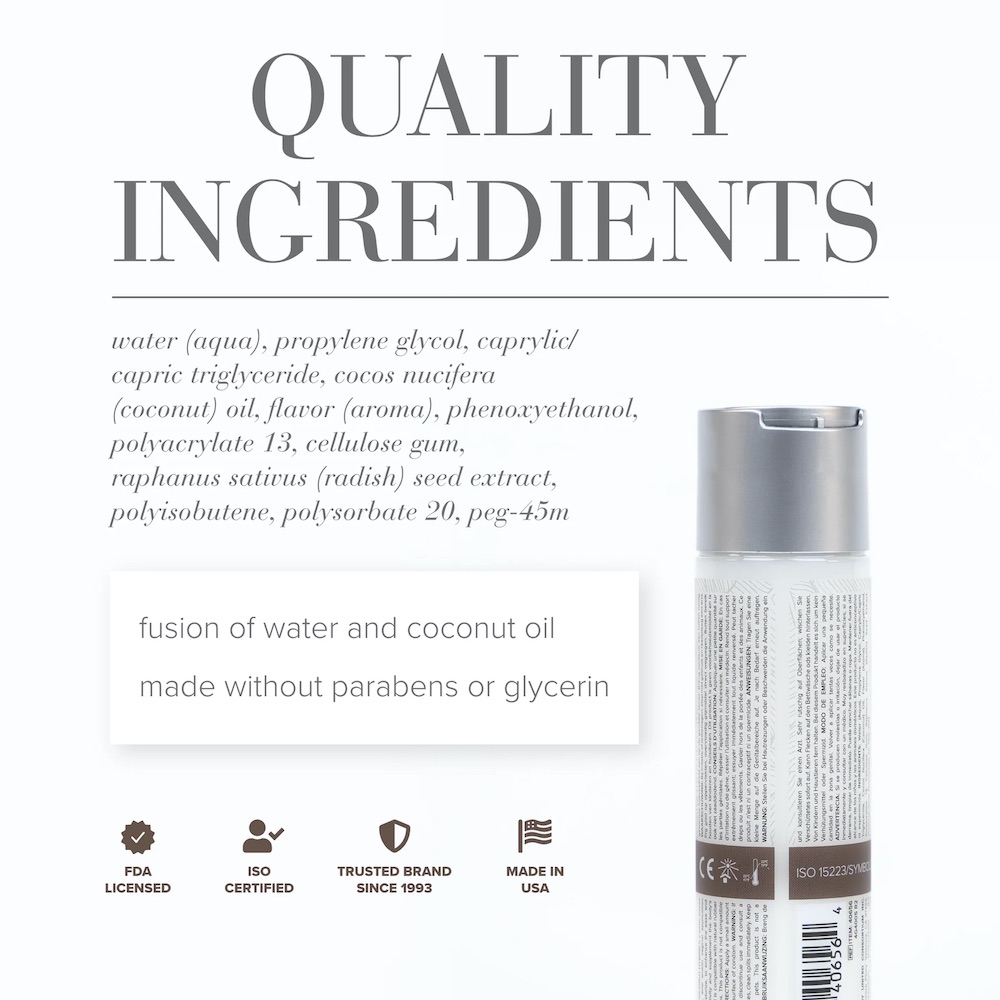 JO Coconut Hybrid lubricant is our unique blend of premium c... JO - Hybrid Coconut Lubricant - 120ml photo-2